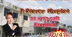 Taman Tasek @ Johor Bahru – 2 Storey Shop Lot – FOR SALE Taman Tasek @ Johor Bahru – 2 Storey Shop Lot – FOR SALE