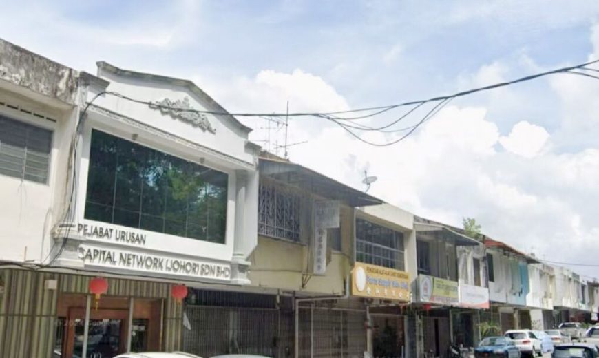 Taman Tasek @ Johor Bahru – 2 Storey Shop Lot – FOR SALE Taman Tasek @ Johor Bahru – 2 Storey Shop Lot – FOR SALE