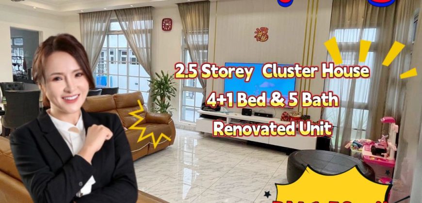 Eco Spring – 2.5 Storey Cluster House – FOR SALE Eco Spring – 2.5 Storey Cluster House – FOR SALE