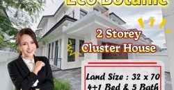 Eco Botanic – 2 Storey Cluster House – FOR SALE
