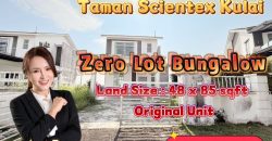 Eroca Hills @ Taman Scientex Kulai – 2 Storey Zero Lot Bungalow – FOR SALE