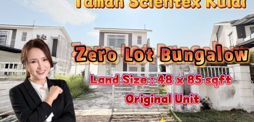 Eroca Hills @ Taman Scientex Kulai – 2 Storey Zero Lot Bungalow – FOR SALE