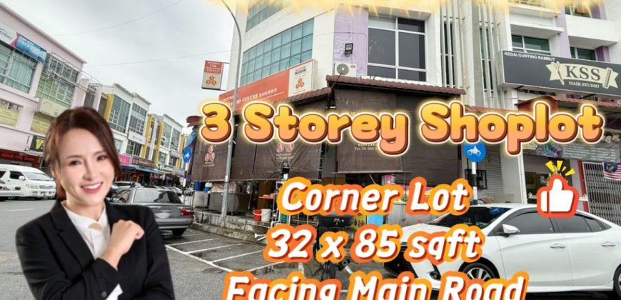 Mutiara Mas – 3 Storey Corner Shop Lot – FOR SALE