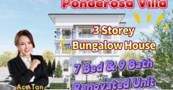 Ponderosa Villa @ Molek – 3 Storey Bungalow House – FOR SALE