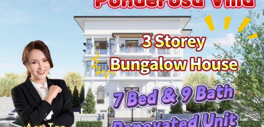 Ponderosa Villa @ Molek – 3 Storey Bungalow House – FOR SALE