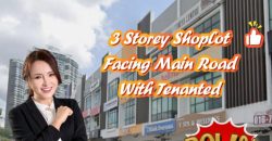 Taman Ponderosa – 3 Storey Shoplot – FOR SALE