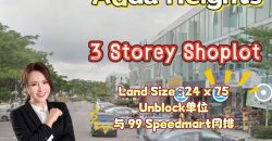 Adda Heights – 3 Storey Shoplot – FOR SALE