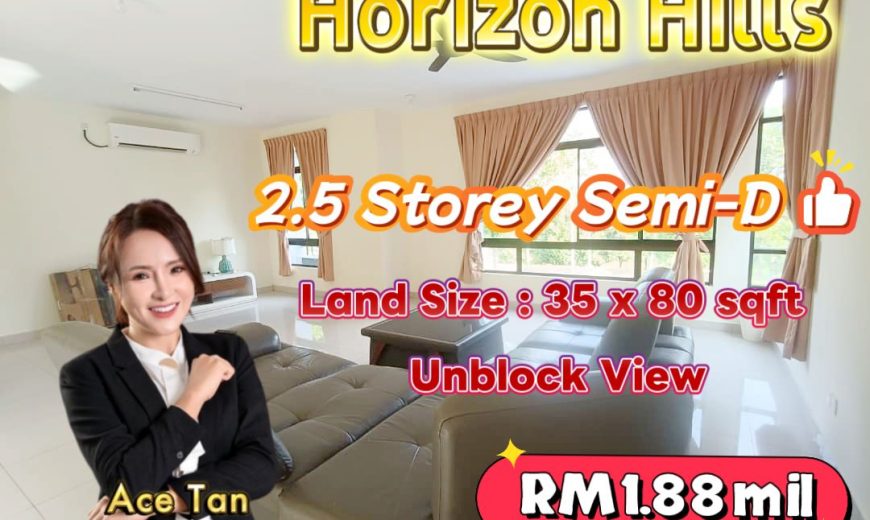 Horizon Hills – 2 Storey Semi Detached House – FOR SALE