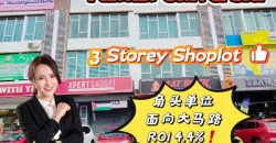 Taman Universiti – 3 Storey Corner Shoplot – FOR SALE