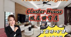 Adda Heights – 2 Storey Cluster House – FOR SALE