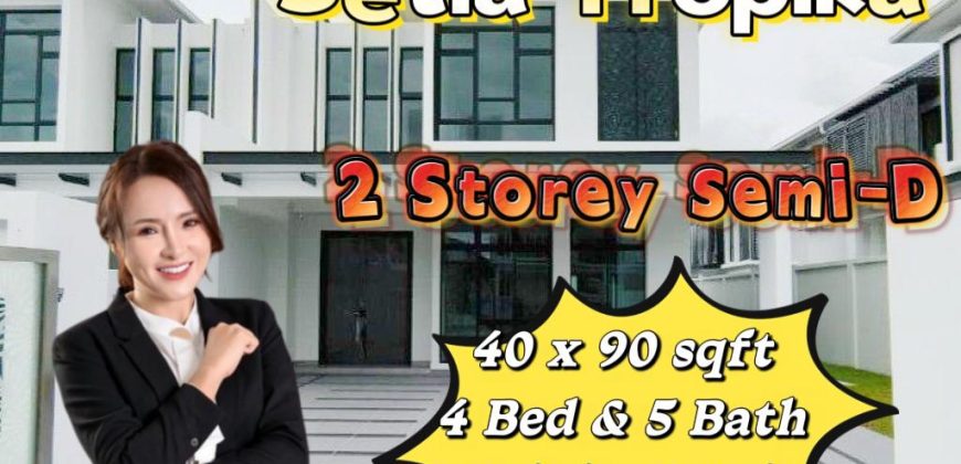 Setia Tropika – 2 Storey Semi Detached House – FOR SALE