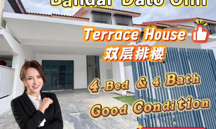 Bandar Dato Onn – 2 Storey Terrace House – FOR SALE