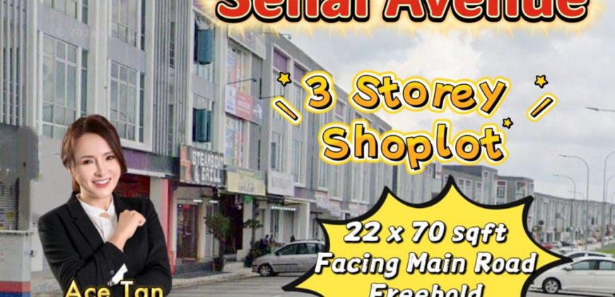 Senai Avenue @ Senai – 3 Storey Shoplot – FOR SALE