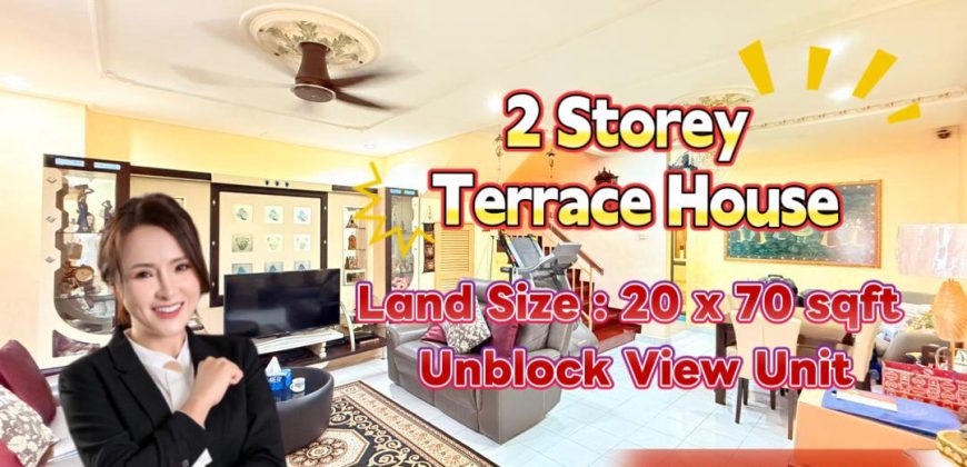 Taman Pulai Indah – 2 Storey Terrace House – FOR SALE