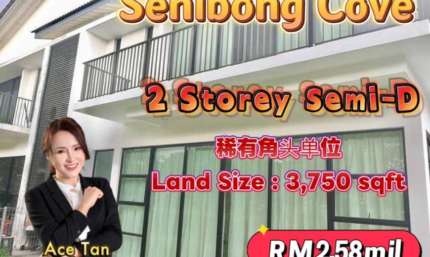 Senibong Cove – 2 Storey Corner Semi Detached House – FOR SALE