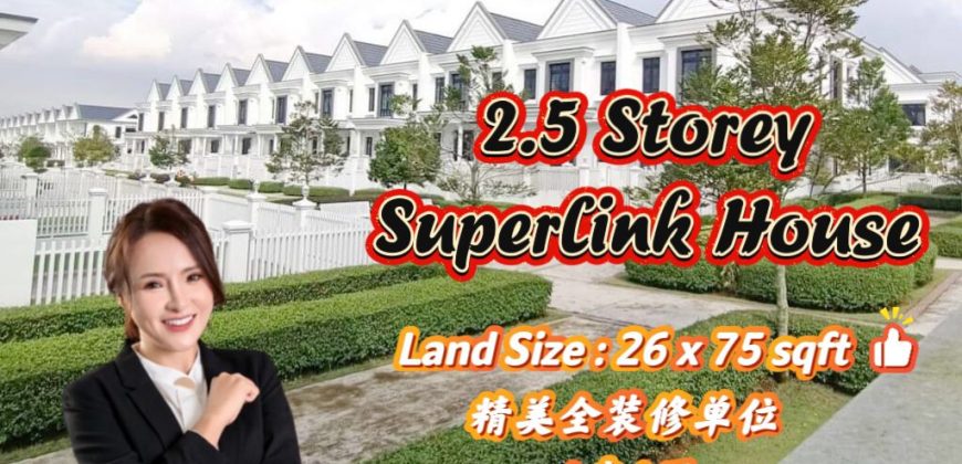 Eco Botanic – 2.5 Storey Superlink House – FOR SALE