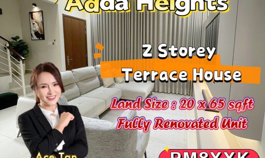 Adda Heights – 2 Storey Terrace House – FOR SALE