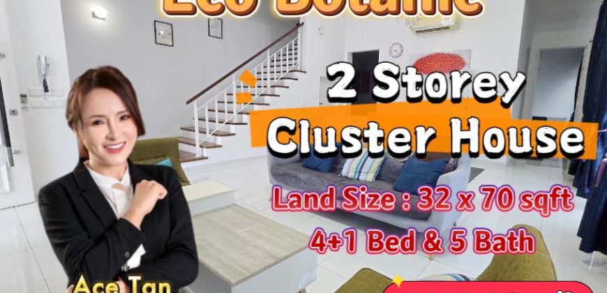Eco Botanic – 2 Storey Cluster House – FOR SALE