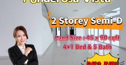 Ponderosa Vista @ Molek – 2 Storey Semi Detached House – FOR SALE