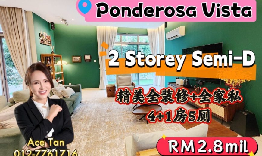 Ponderosa Vista @ Molek – 2 Storey Semi Detached House – FOR SALE