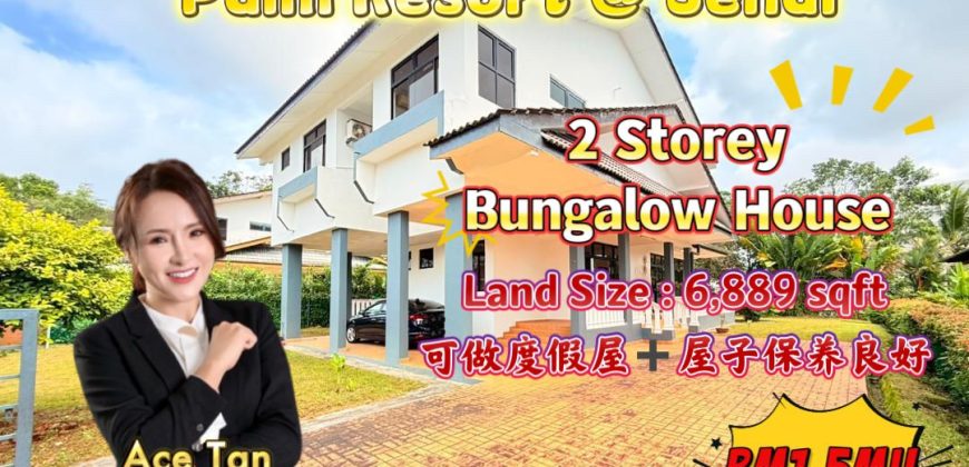 Palm Resort @ Senai / Kulai – 2 Storey Bungalow House – FOR SALE