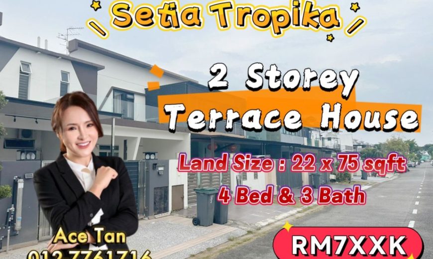 Setia Tropika – 2 Storey Terrace House – FOR SALE