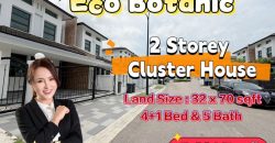 Eco Botanic – 2 Storey Cluster House – FOR SALE