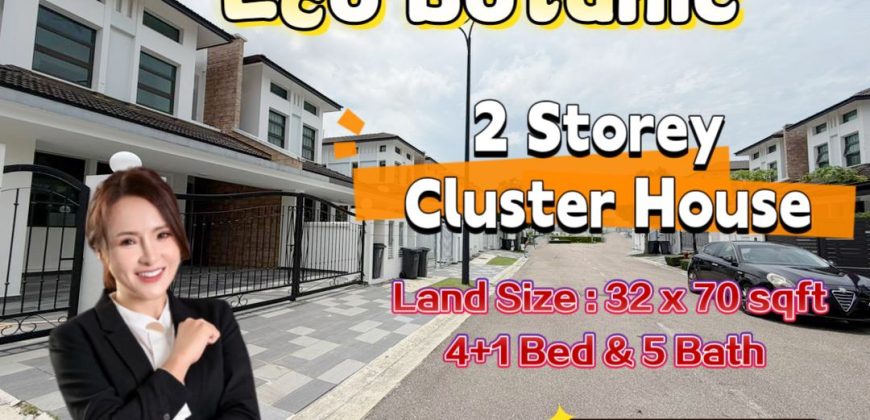 Eco Botanic – 2 Storey Cluster House – FOR SALE