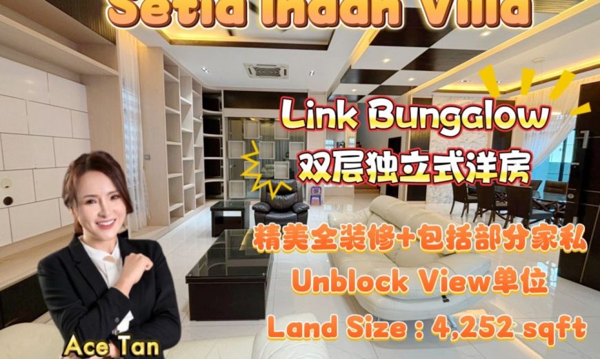 Setia Indah Villa – 2 Storey Link Bungalow – FOR SALE