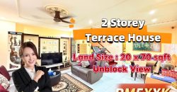 Taman Pulai Indah – 2 Storey Terrace House – FOR SALE