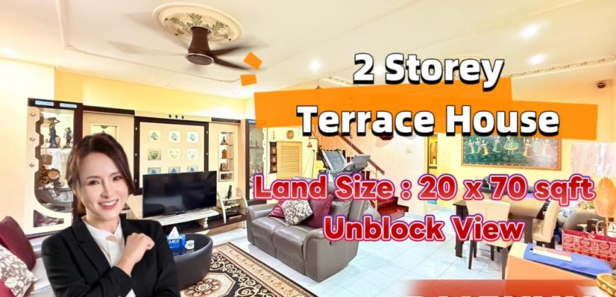 Taman Pulai Indah – 2 Storey Terrace House – FOR SALE