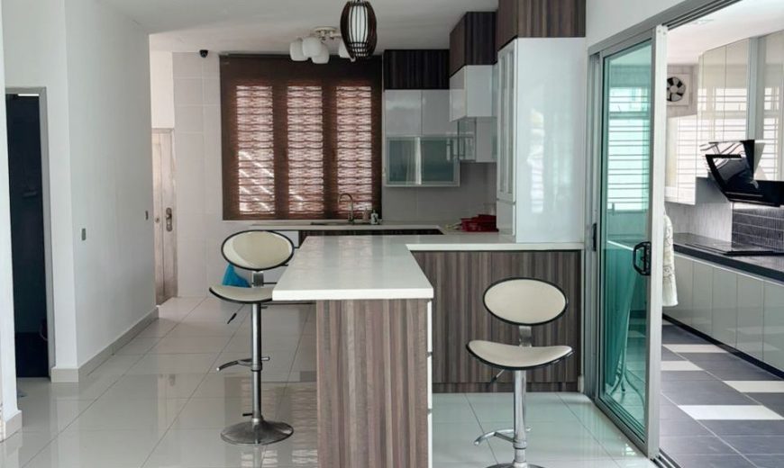 Taman Sutera Utama – 2.5 Storey End Lot Terrace House – FOR SALE