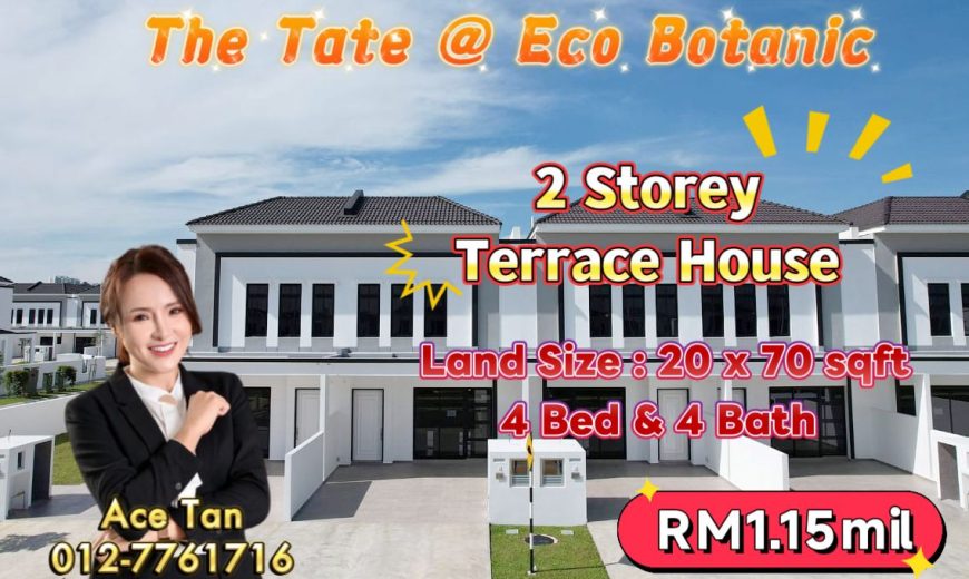 Eco Botanic 2 – 2 Storey Terrace House – FOR SALE