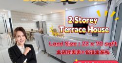 Bandar Dato Onn – 2 Storey Terrace House – FOR SALE