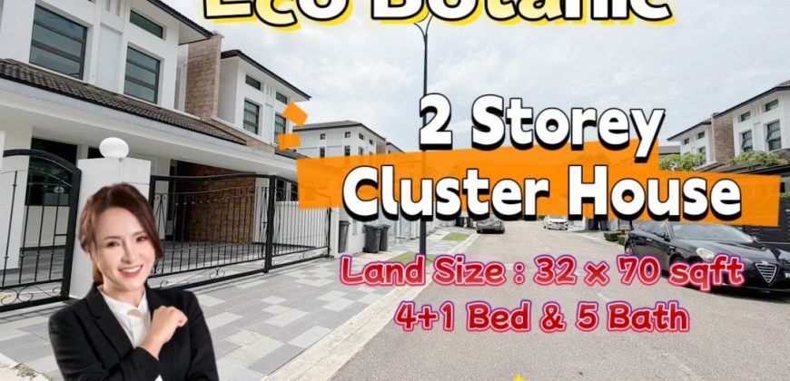 Eco Botanic – 2 Storey Cluster House – FOR SALE