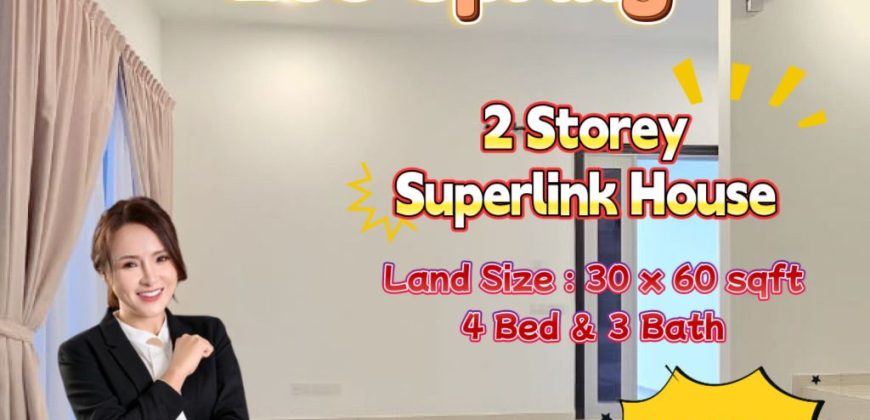 Eco Spring – 2 Storey Superlink House – FOR SALE
