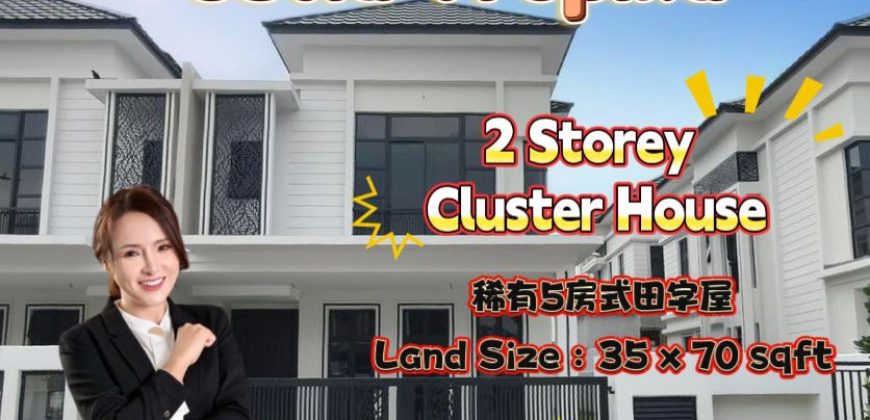 Setia Tropika – 2 Storey Cluster House – FOR SALE