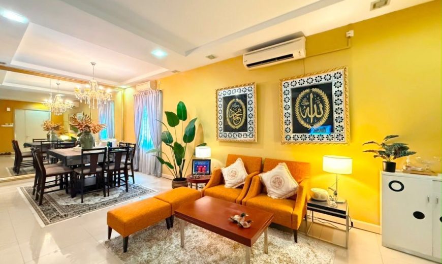 Taman Kempas Utama – 2 Storey End Lot Terrace House – FOR SALE