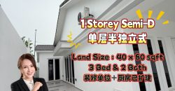 Taman Ungku Tun Aminah – Single Storey Semi Detached House – FOR SALE