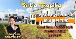 Setia Tropika – 2 Storey Corner Semi Detached House – FOR SALE