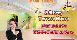 Taman Dato Chellam @ Ulu Tiram – 2 Storey Terrace House – FOR SALE