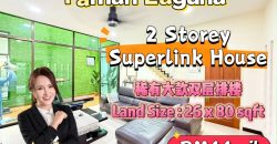 Taman Laguna – 2 Storey Superlink House – FOR SALE
