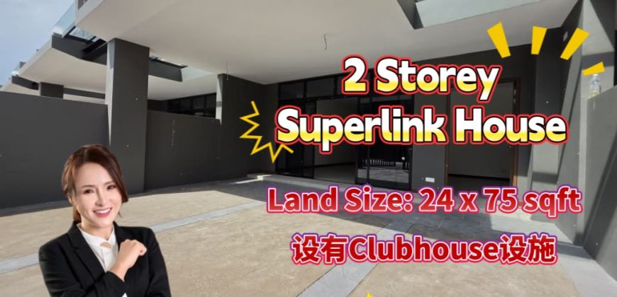 Aurora Resort Villas @ Iskandar Puteri – 2 Storey Superlink House – FOR SALE