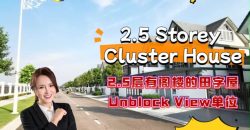 Eco Spring – 2.5 Storey Cluster House – FOR SALE