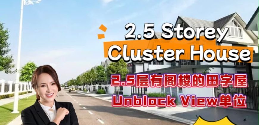 Eco Spring – 2.5 Storey Cluster House – FOR SALE