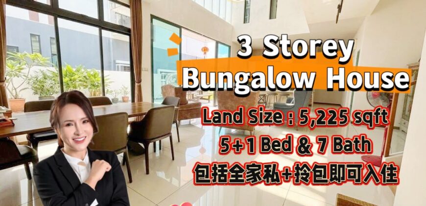 Isola Grandeur @ Senibong Cove – 3 Storey Bungalow House – FOR SALE