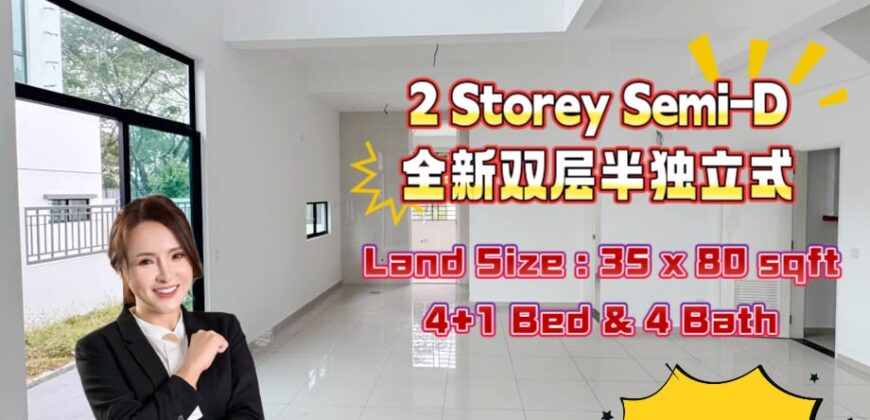 Setia Eco Gardens @ Gelang Patah – 2 Storey Semi Detached House – FOR SALE