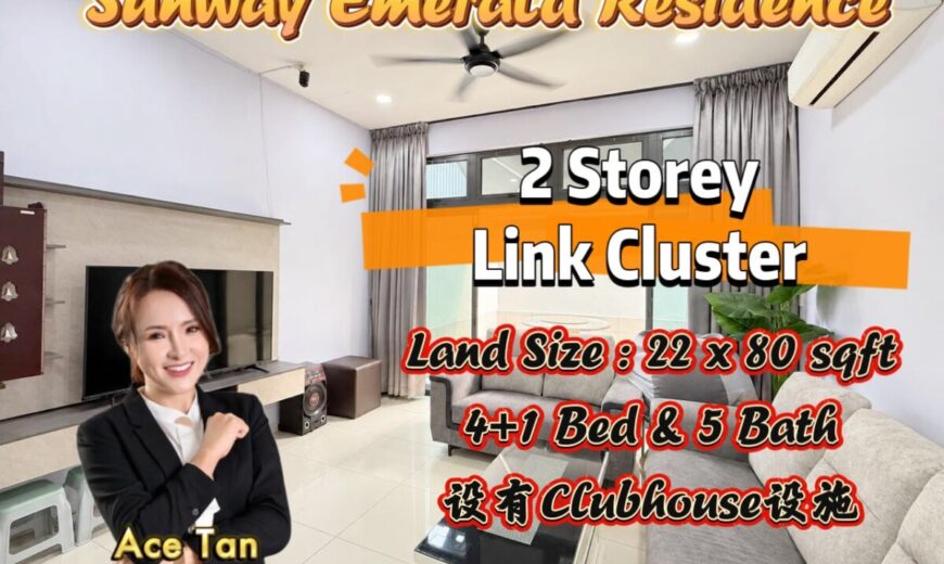 Sunway Emerald Residence – 2 Storey Link Cluster – FOR SALE