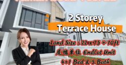 Taman Desa Tebrau – 2 Storey End Lot Terrace House – FOR SALE