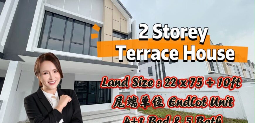 Taman Desa Tebrau – 2 Storey End Lot Terrace House – FOR SALE